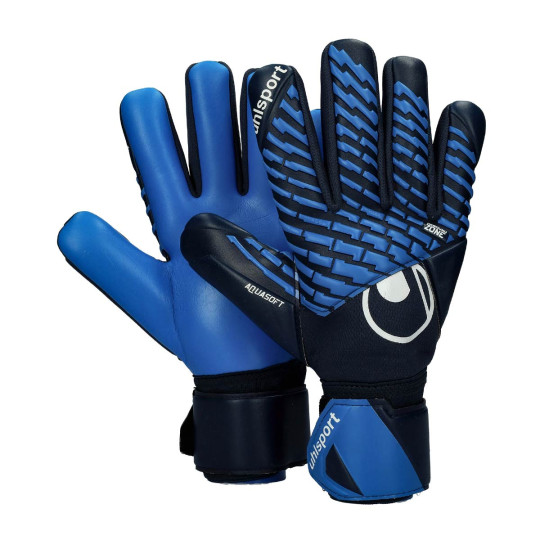 Guante de porteros Uhlsport Fangmaschine Aquasoft Hn Dark marine-Blue