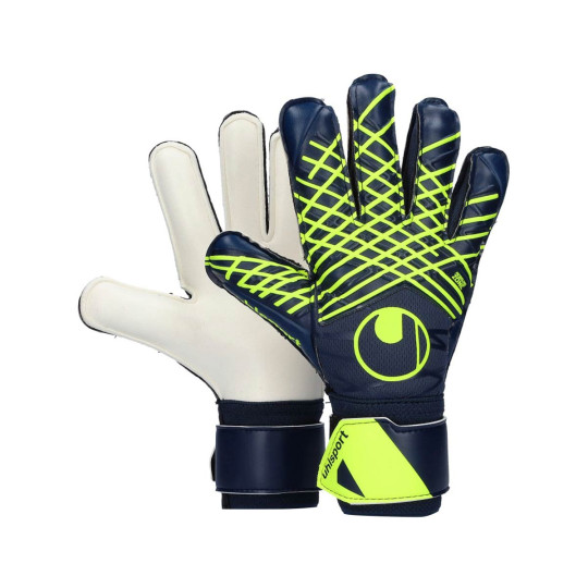 Guante de porteros Uhlsport Prediction Soft Pro Niño Dark blue-Yellow