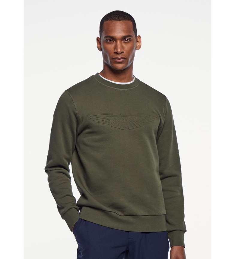 Hackett London Sudadera Relieve verde
