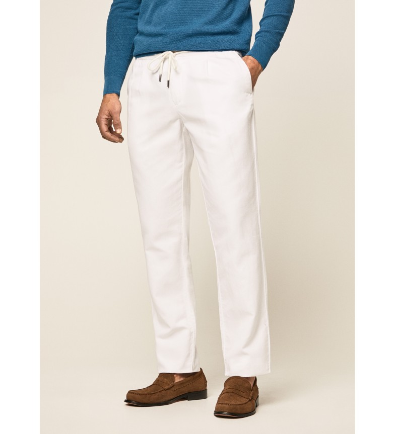 Hackett London Pantalón Chino Playa blanco