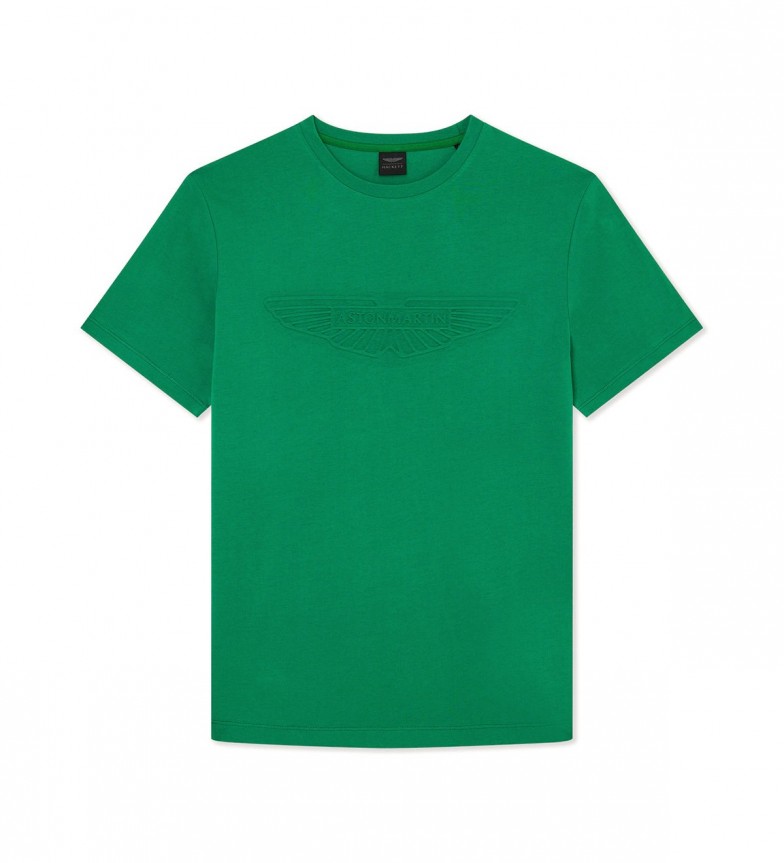 Hackett London Camiseta AM Emboss verde