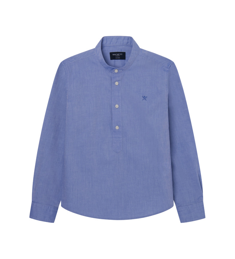 Hackett London Camisa Chambray azul
