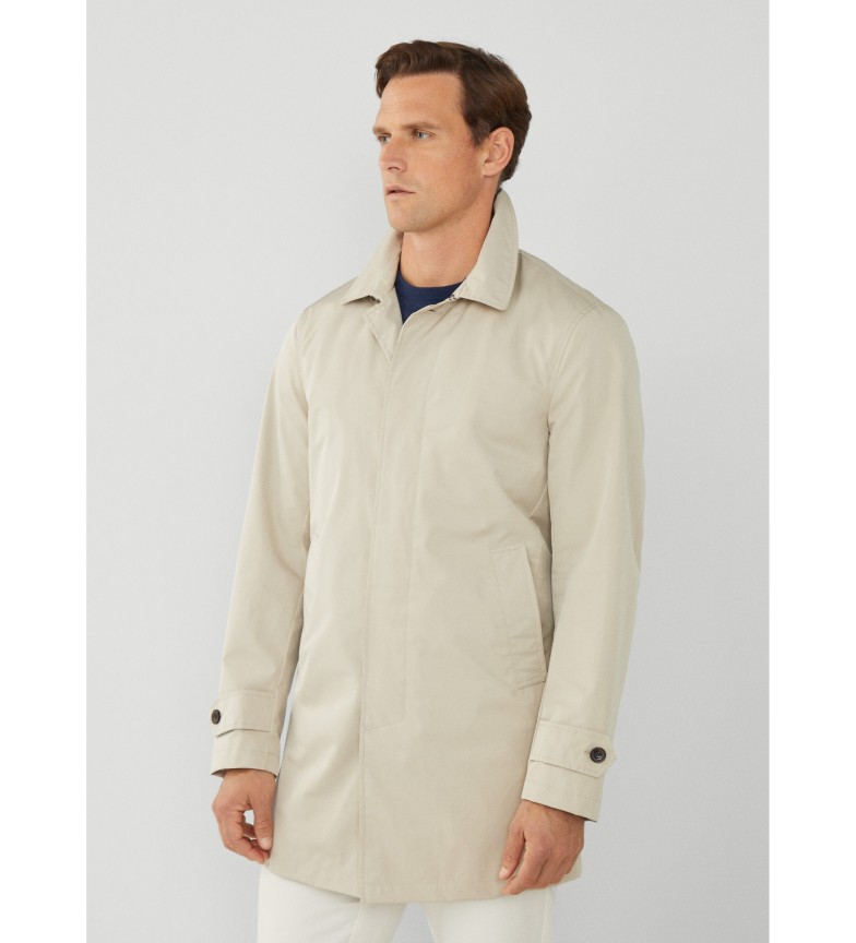 Hackett London Chaqueta City Mac beige