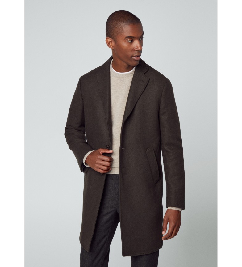 Hackett London Abrigo Dble Face gris