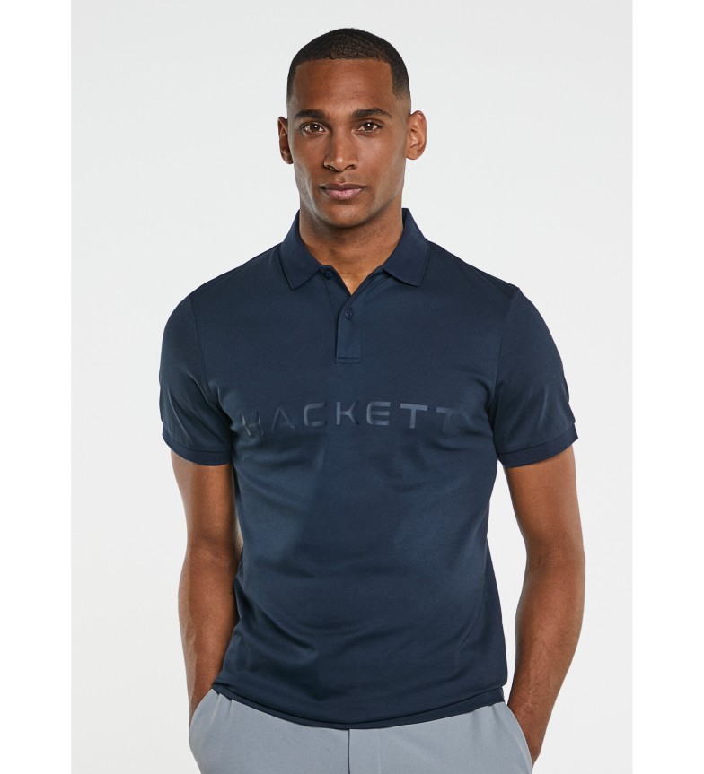 Hackett London Polo Maxi Logo Marino