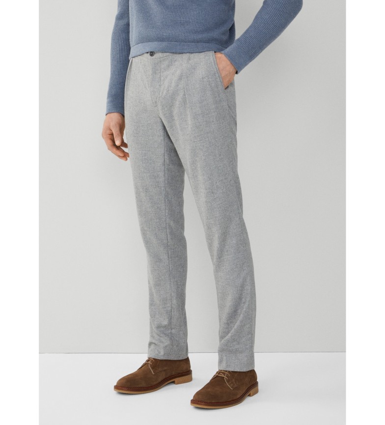Hackett London Pantalón Jogger Chasmere gris