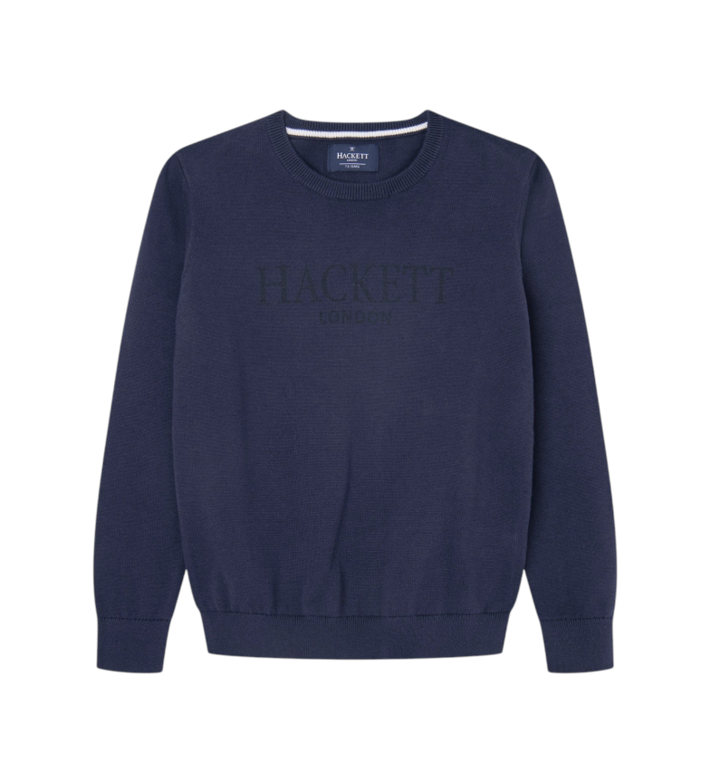 Hackett London Jersey Fino marino
