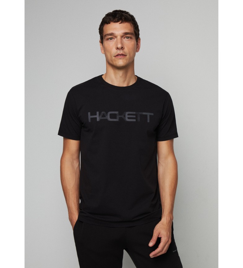 Hackett London Camiseta de corte clásico negro