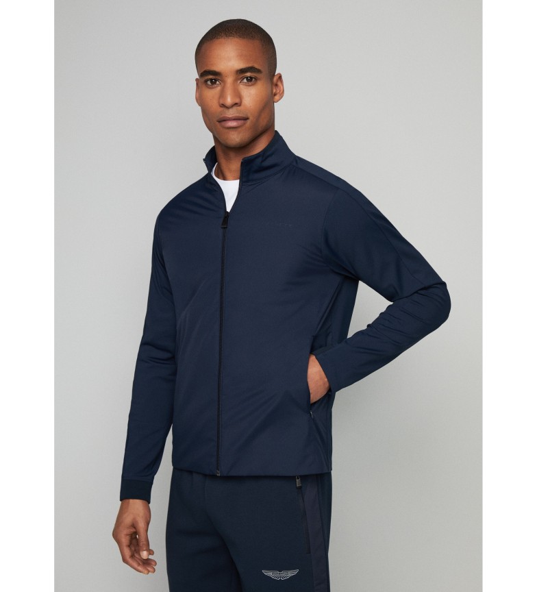 Hackett London Chaqueta Hs Lt Wt Hybrid Fz marino