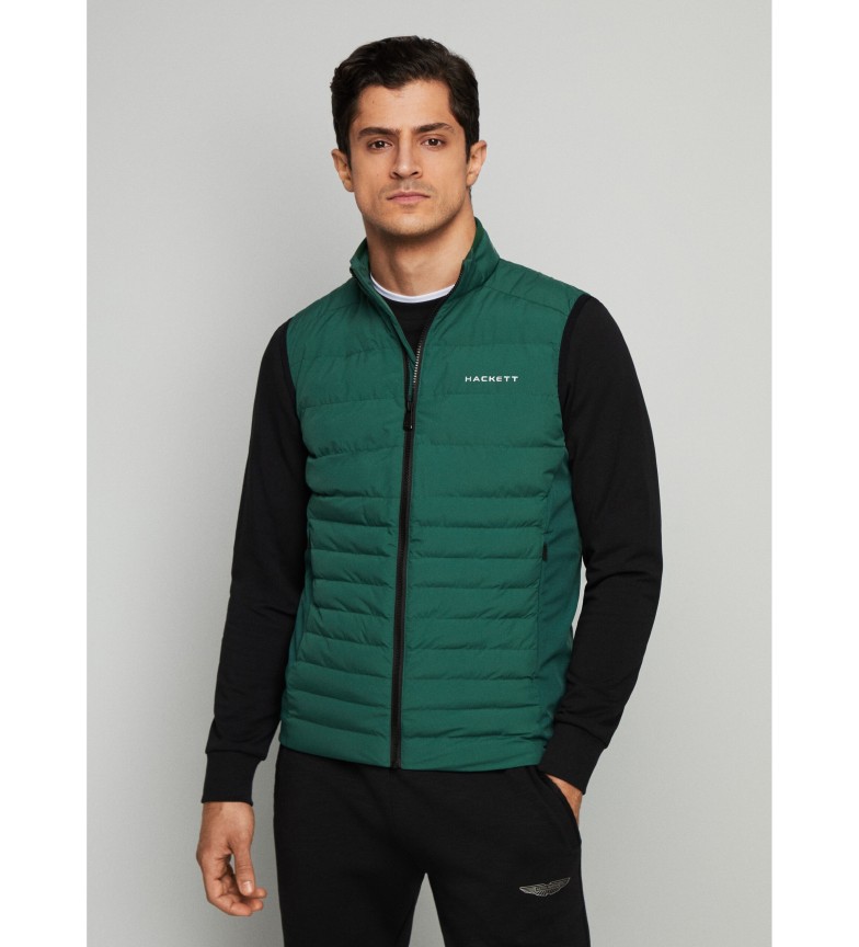 Hackett London Chaleco Hs Vortex Gilet verde