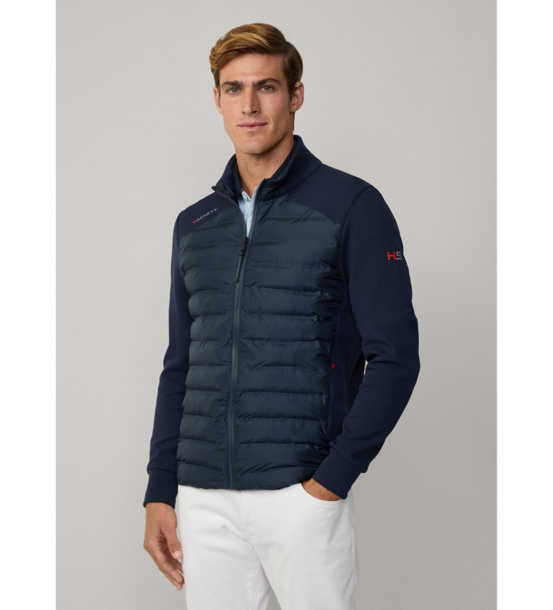 Hackett London Chaqueta Hybrid Quilt Fz azul