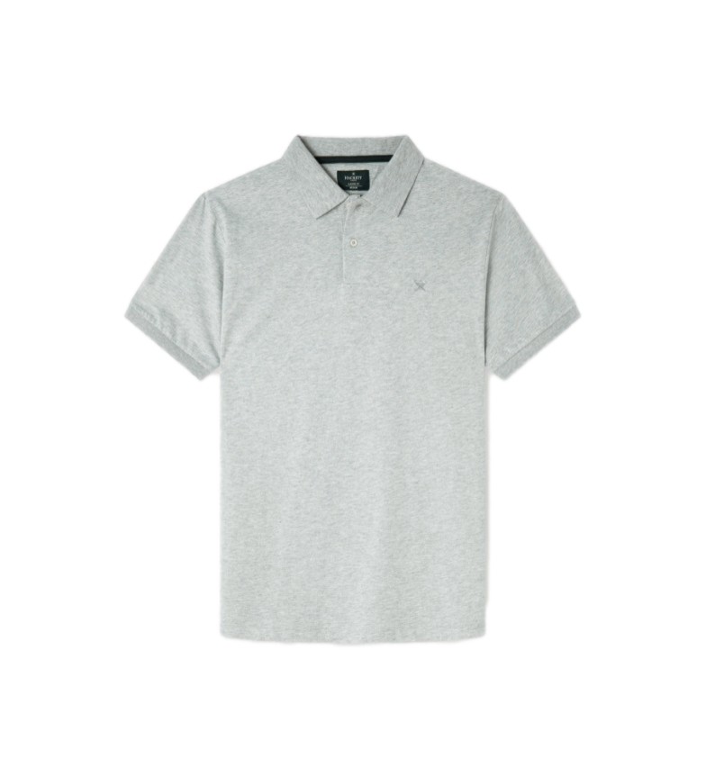 Hackett London Polo Pima Cotton gris
