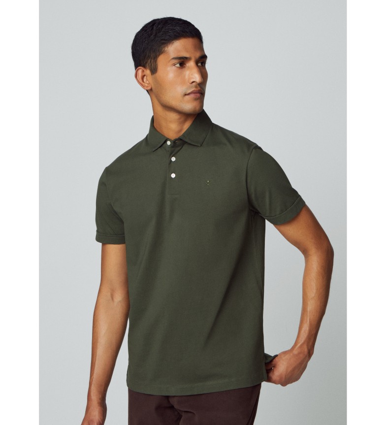Hackett London Polo Algodón Pima verde