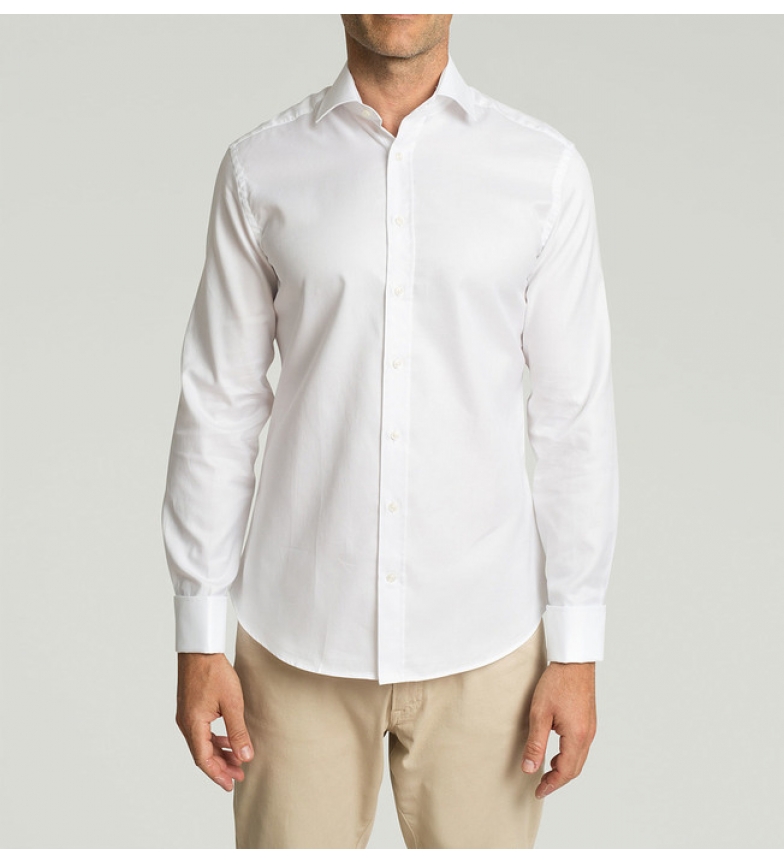 Hackett London Camisa Royal Ox Dc blanco