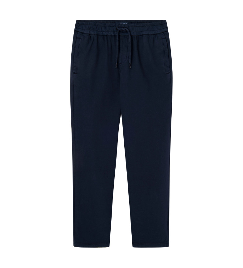 Hackett London Pantalón Jogger Textured marino