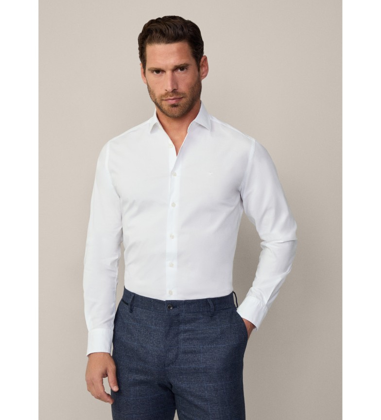 Hackett London Camisa Dye blanco