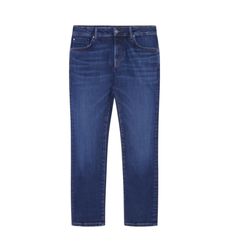 Hackett London Jeans Powerflex Vntge Wsh azul