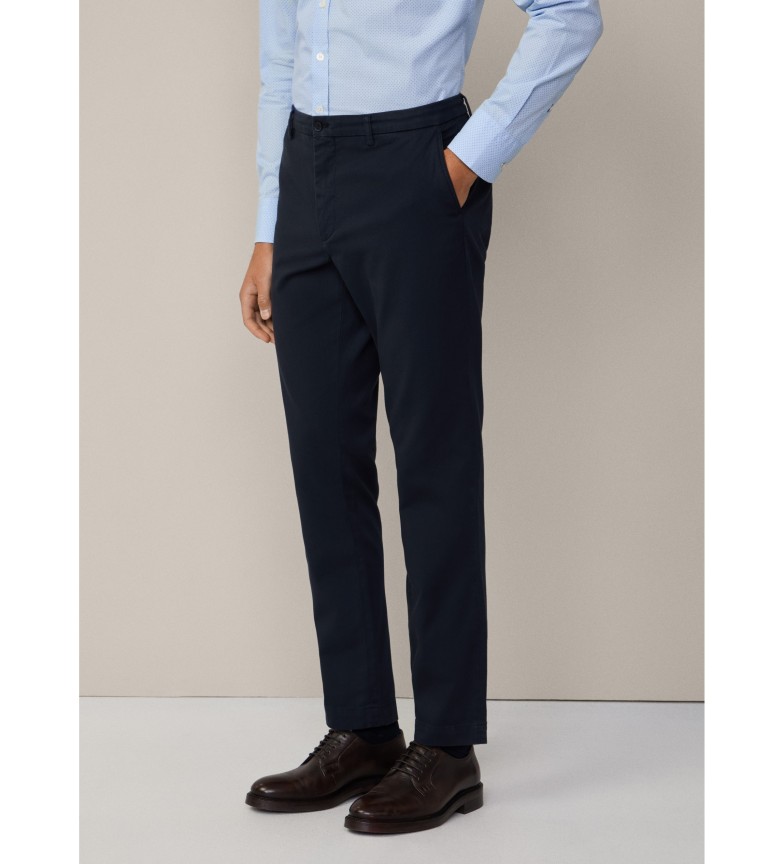 Hackett London Pantalón chino Textured marino
