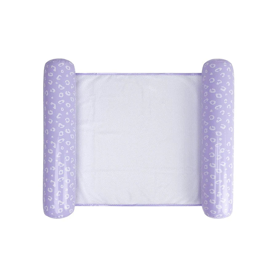 Hamaca Flotante Swim Essentials - Leopard Lila