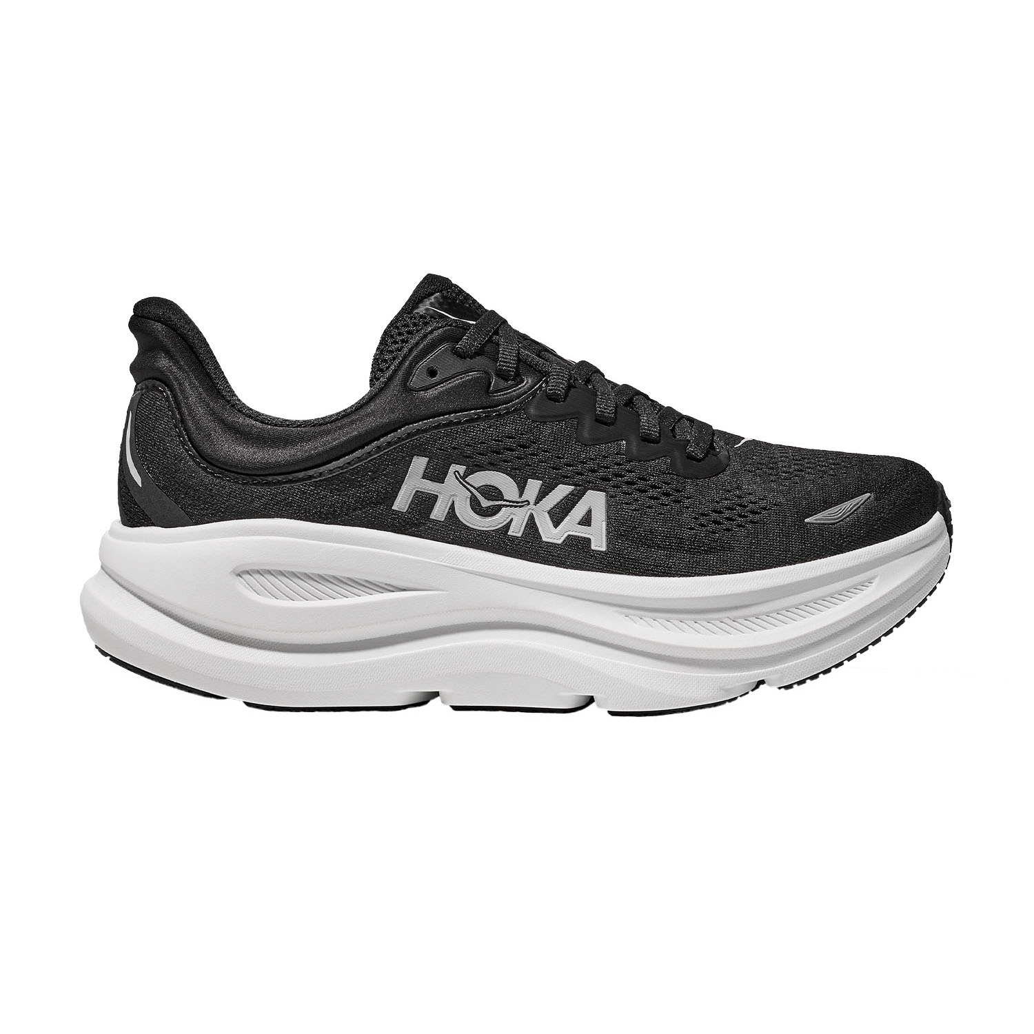 Hoka Bondi 9 Zapatillas Running Neutras Hombre Black/White