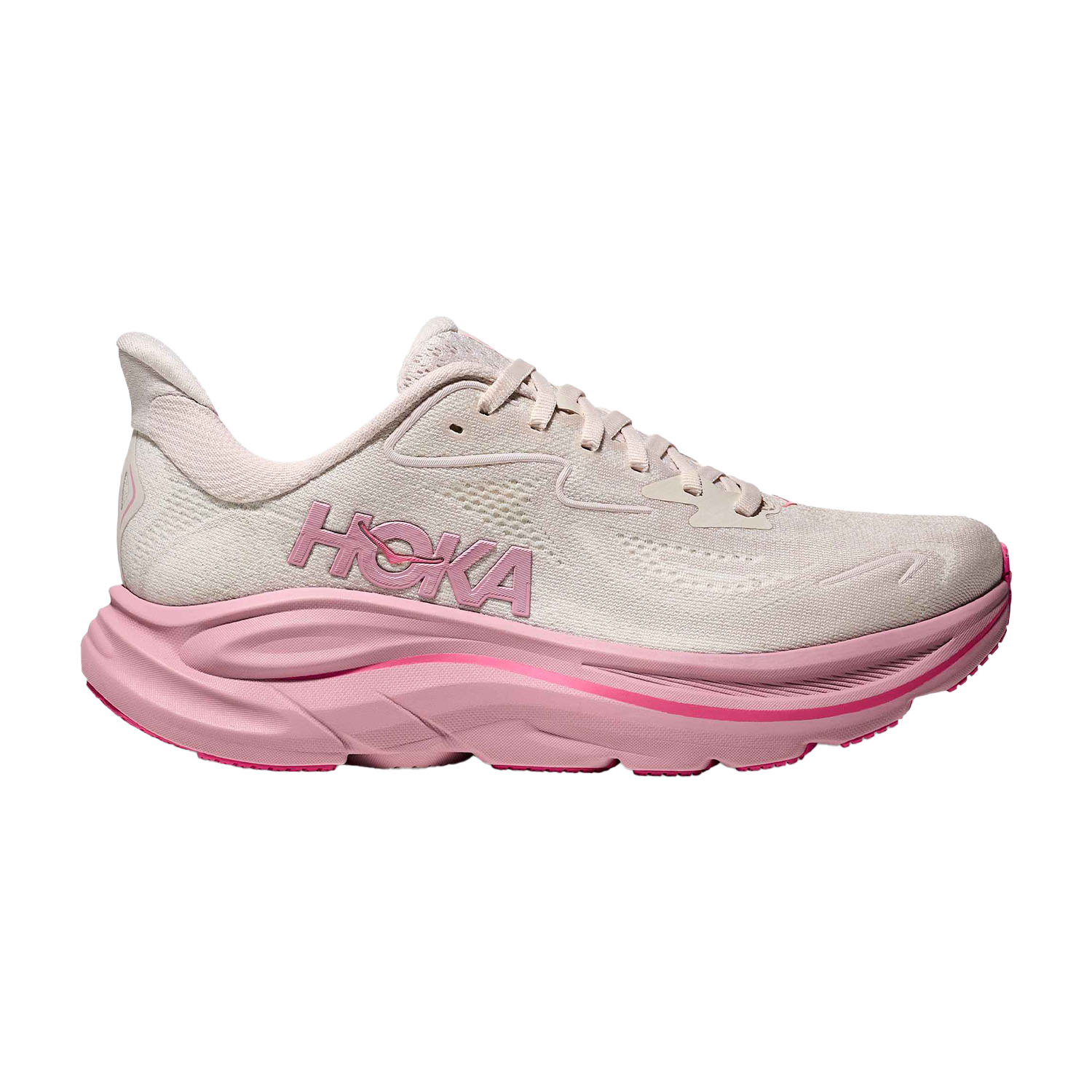 Hoka Clifton 10 Zapatillas Running Neutras Mujer Rose Cream/Dried Rose