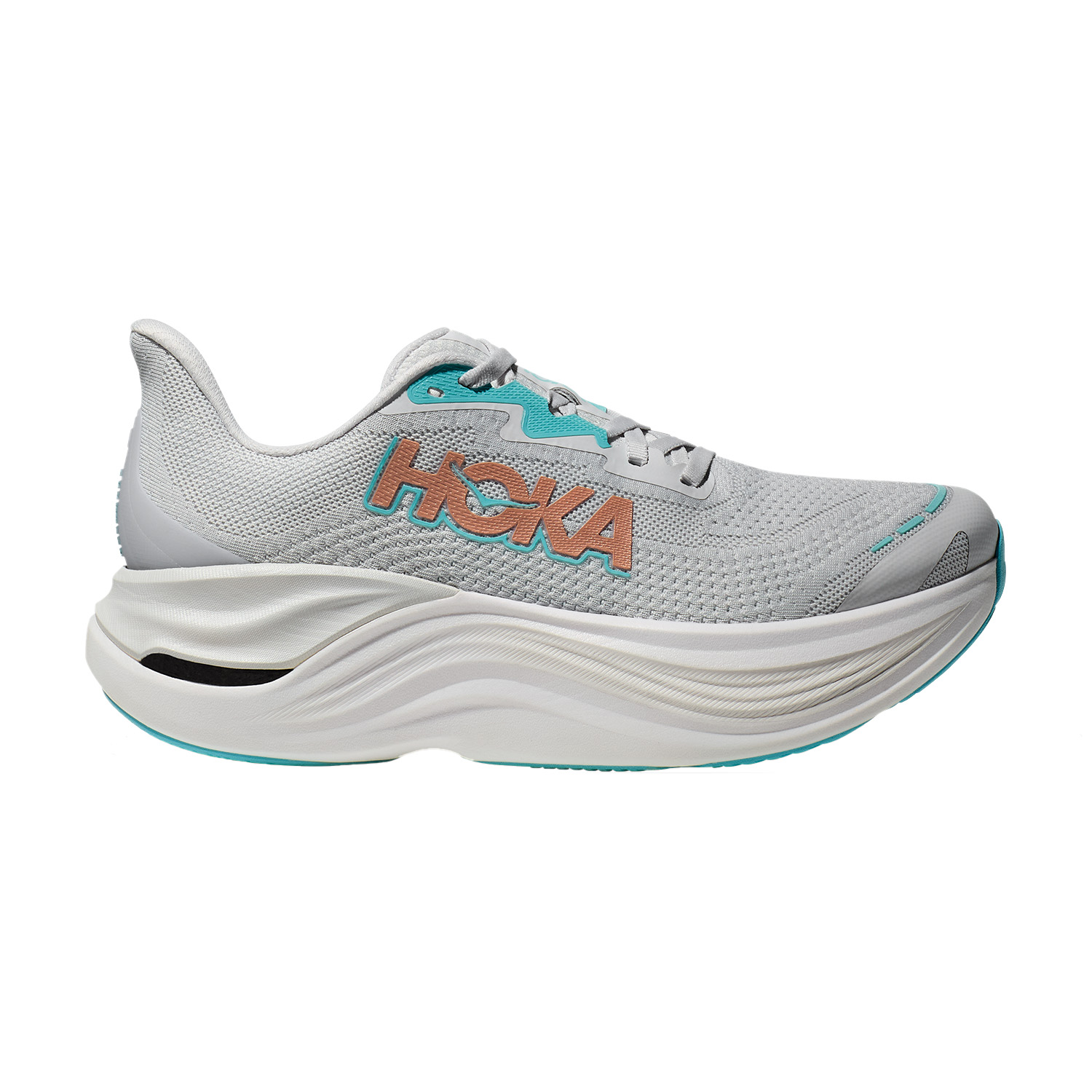Hoka Skyward X Zapatillas Running Performance Mujer Cosmic Grey/Rose Gold