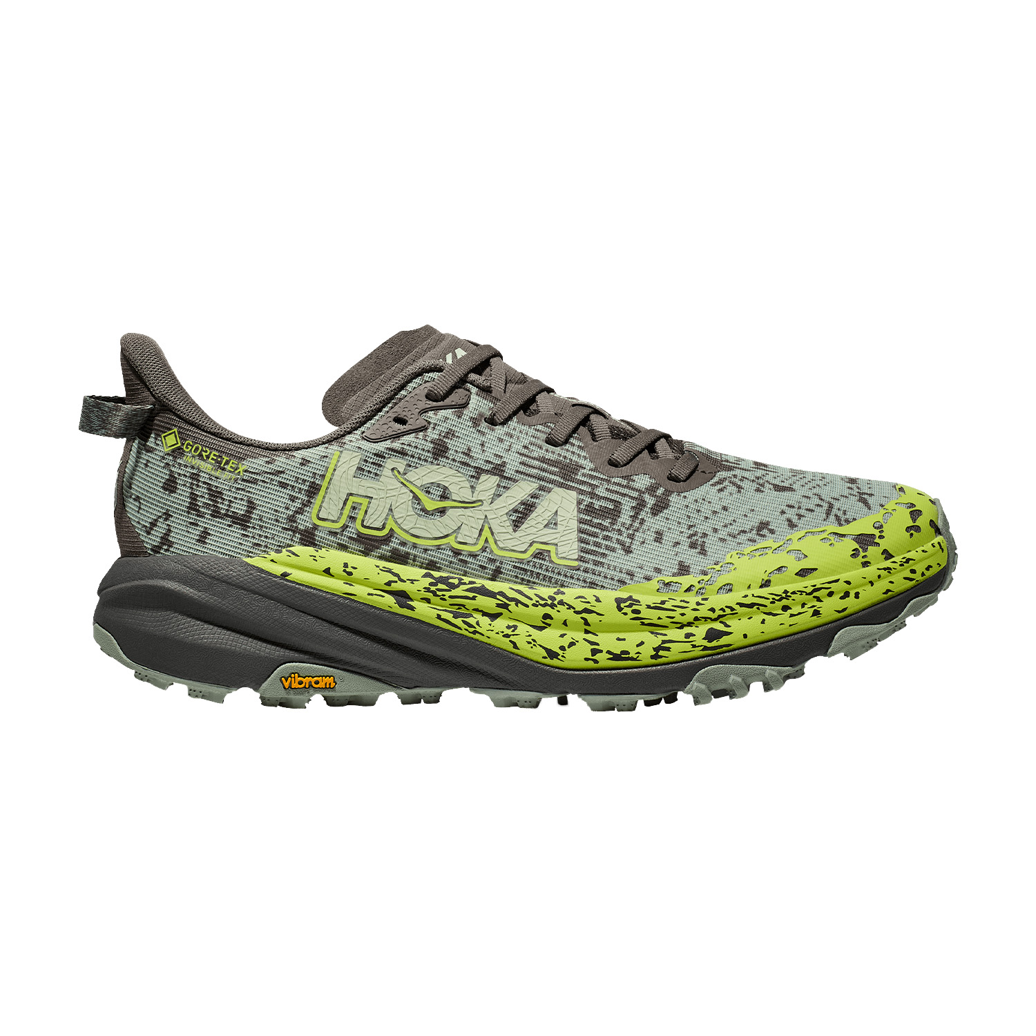 Hoka Speedgoat 6 GTX Zapatillas Trail Running Hombre Slate/Aloe Vera