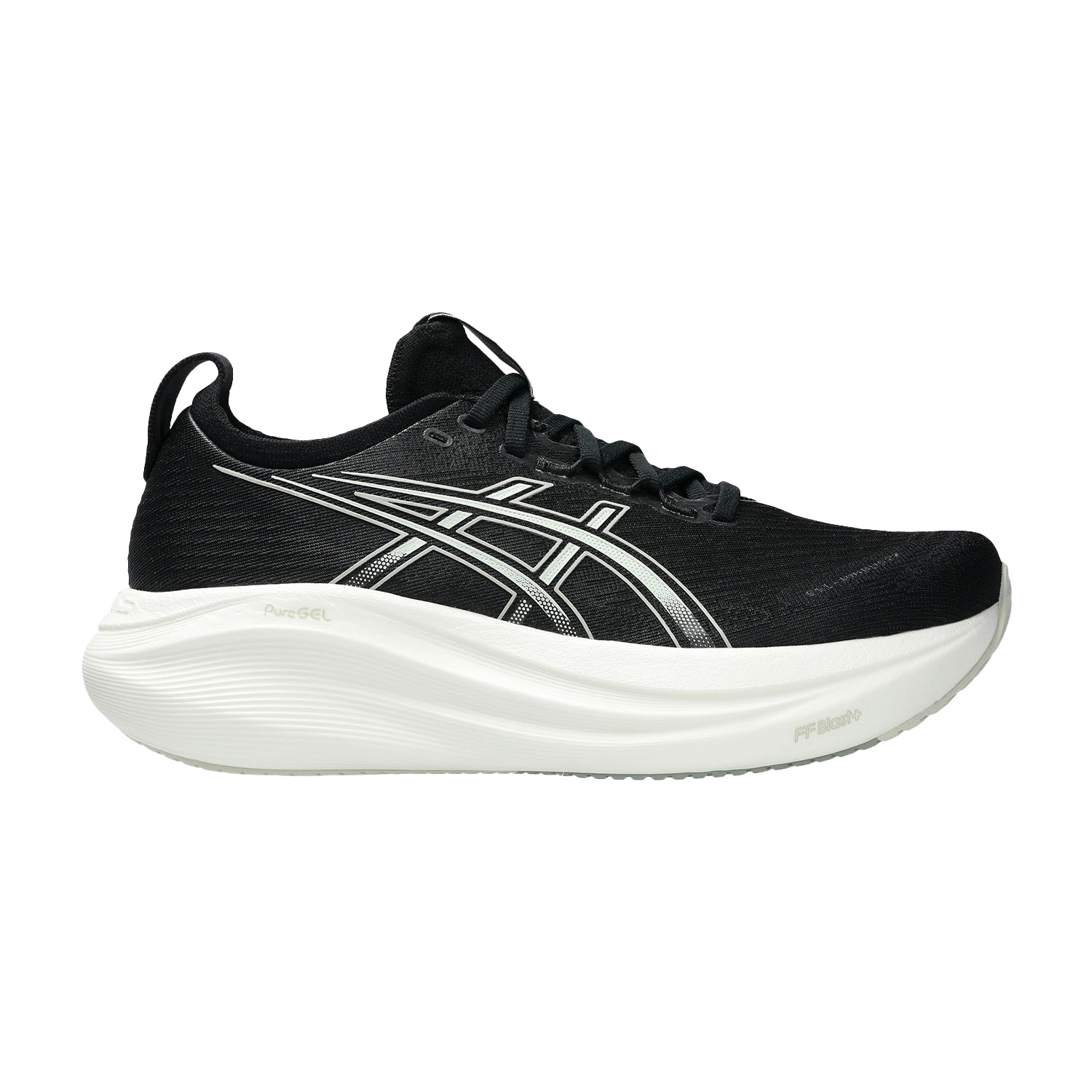 ASICS Gel Nimbus 27 Zapatillas Running Neutras Mujer Black/Lake Grey