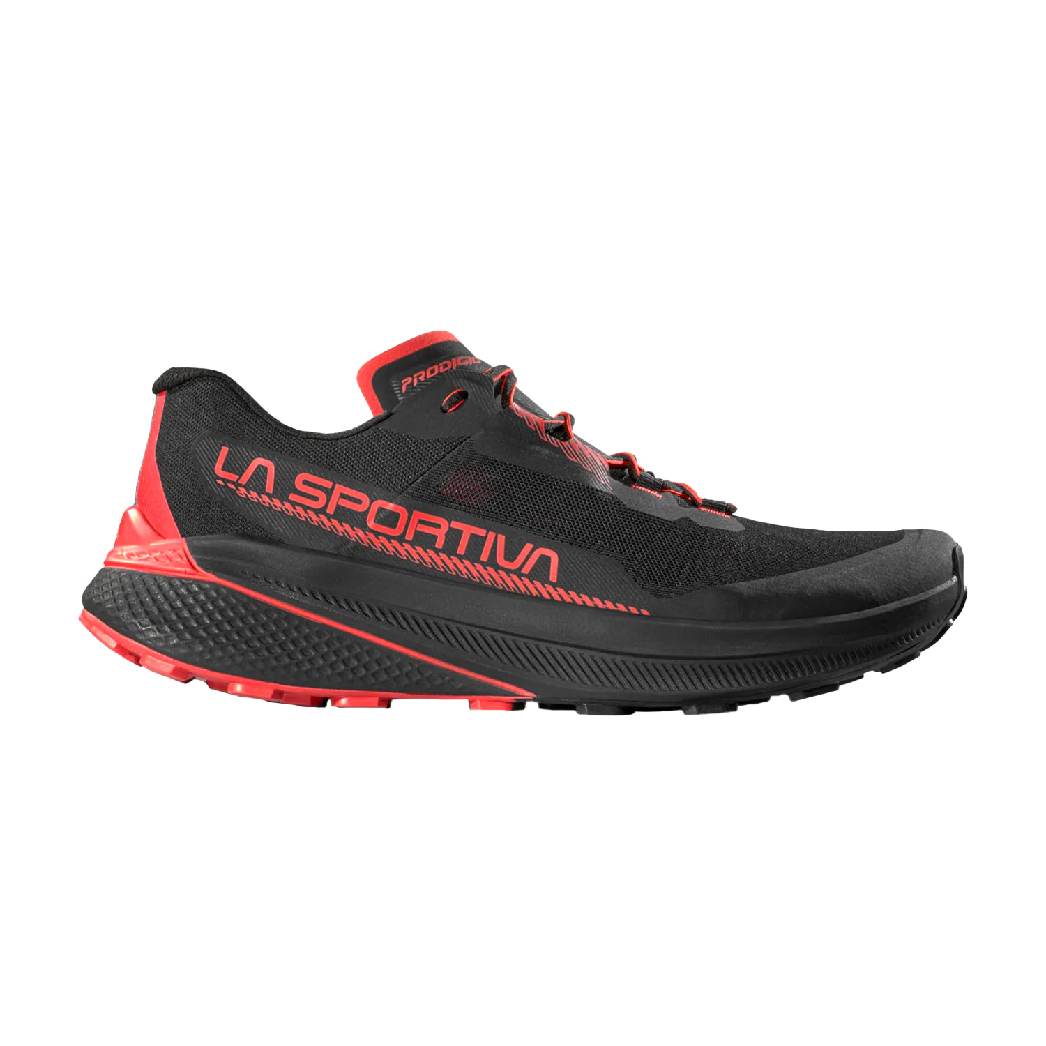 La Sportiva Prodigio Zapatillas Trail Running Hombre Black/Tango Red