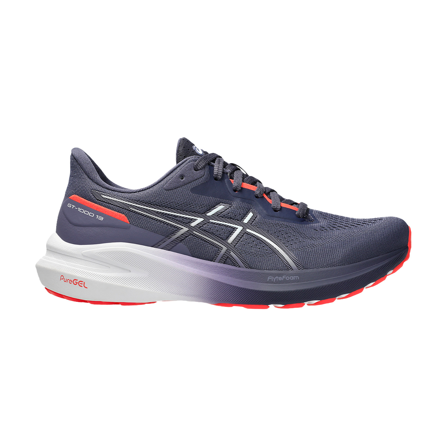 ASICS GT 1000 13 Zapatillas Running Estables Mujer Indigo Fog/White