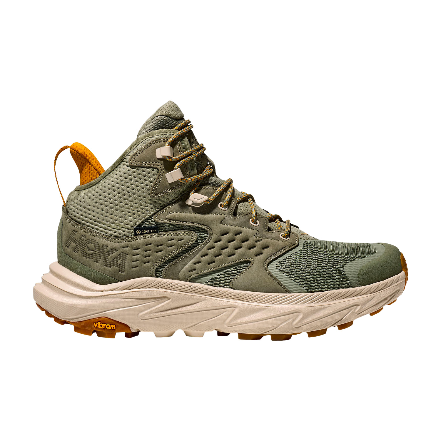 Hoka Anacapa 2 Mid GTX Zapatillas Outdoor Hombre Sea Moss/Oat Milk