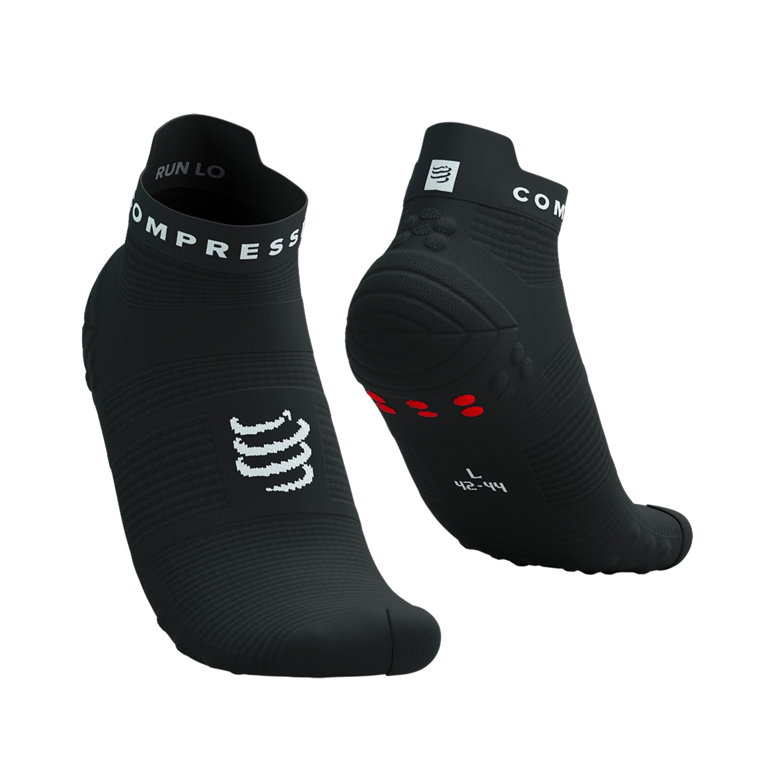Compressport Pro Racing V4.0 Logo Calcetines Black/White
