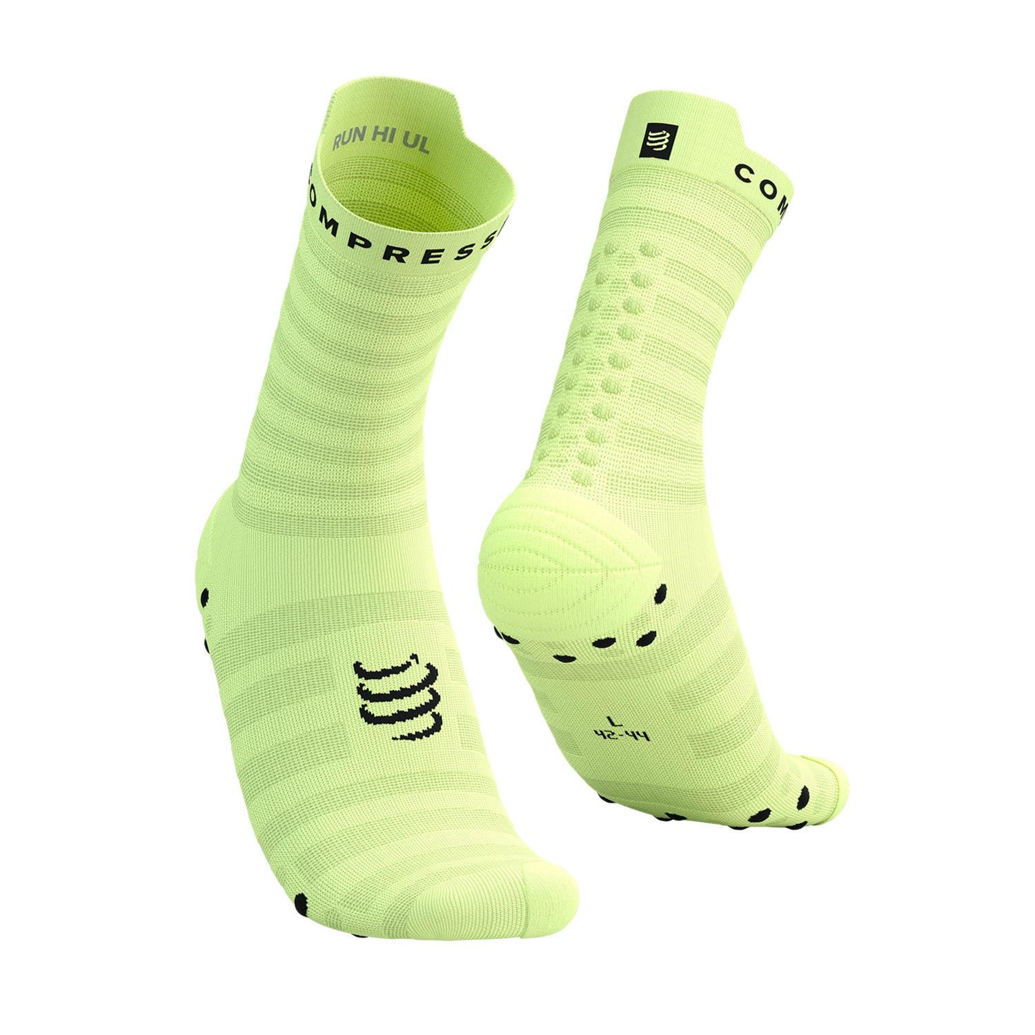 Compressport Pro Racing V4.0 Ultralight Calcetines Shadow Lime/Black