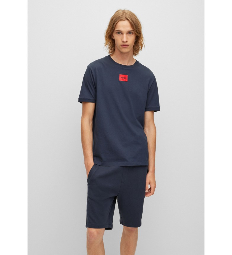 HUGO Camiseta Diragolino marino