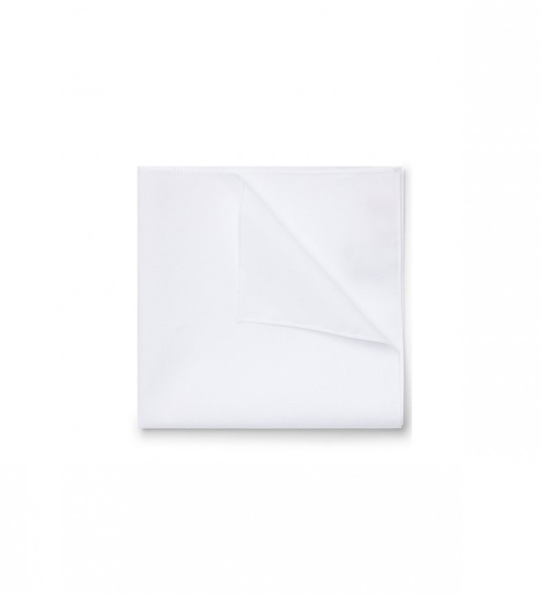 HUGO Pañuelo Popelín blanco