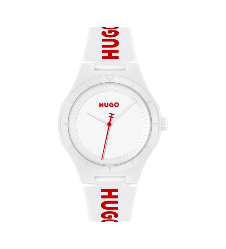HUGO Reloj Lit for him blanco