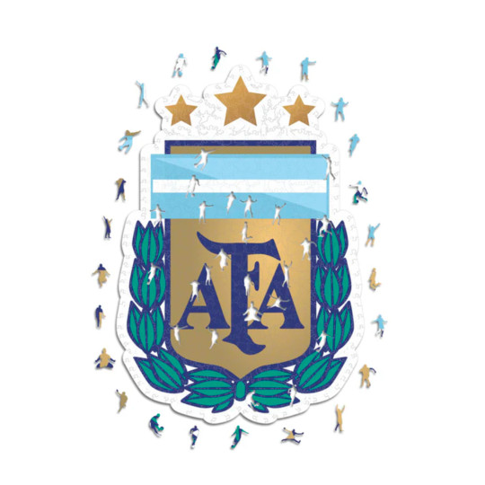 ICONIC PUZZLES Argentina National Team Puzle Madera (150 Piezas) blue