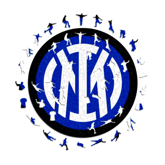 ICONIC PUZZLES Fc Inter Milan Puzzle Madera (150 Piezas) blue