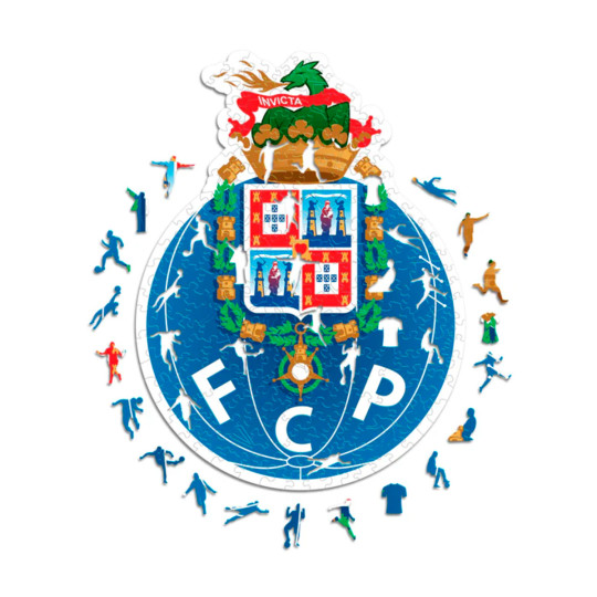 ICONIC PUZZLES Fc Porto Puzle Madera (150 Piezas) blue