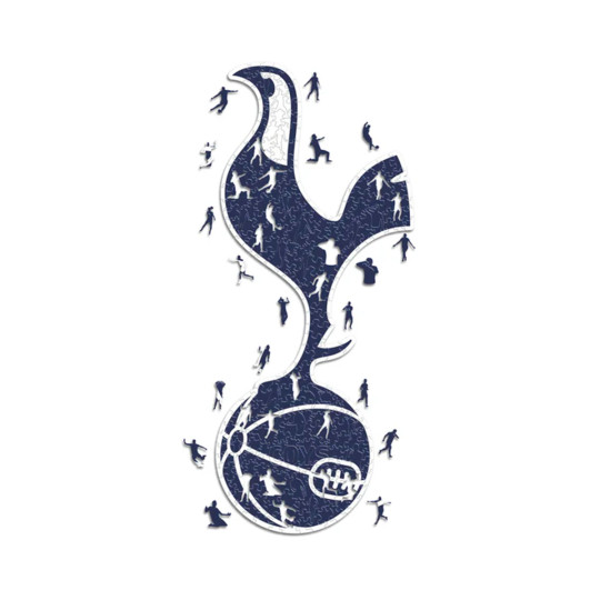 ICONIC PUZZLES Tottenham Escudo Puzle Mader (150 Piezas) white