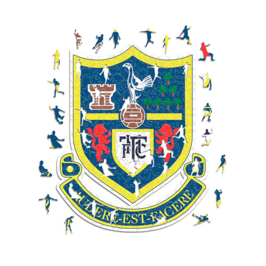 ICONIC PUZZLES Tottenham Escudo Retro Puzle Mader (150 Piezas) white