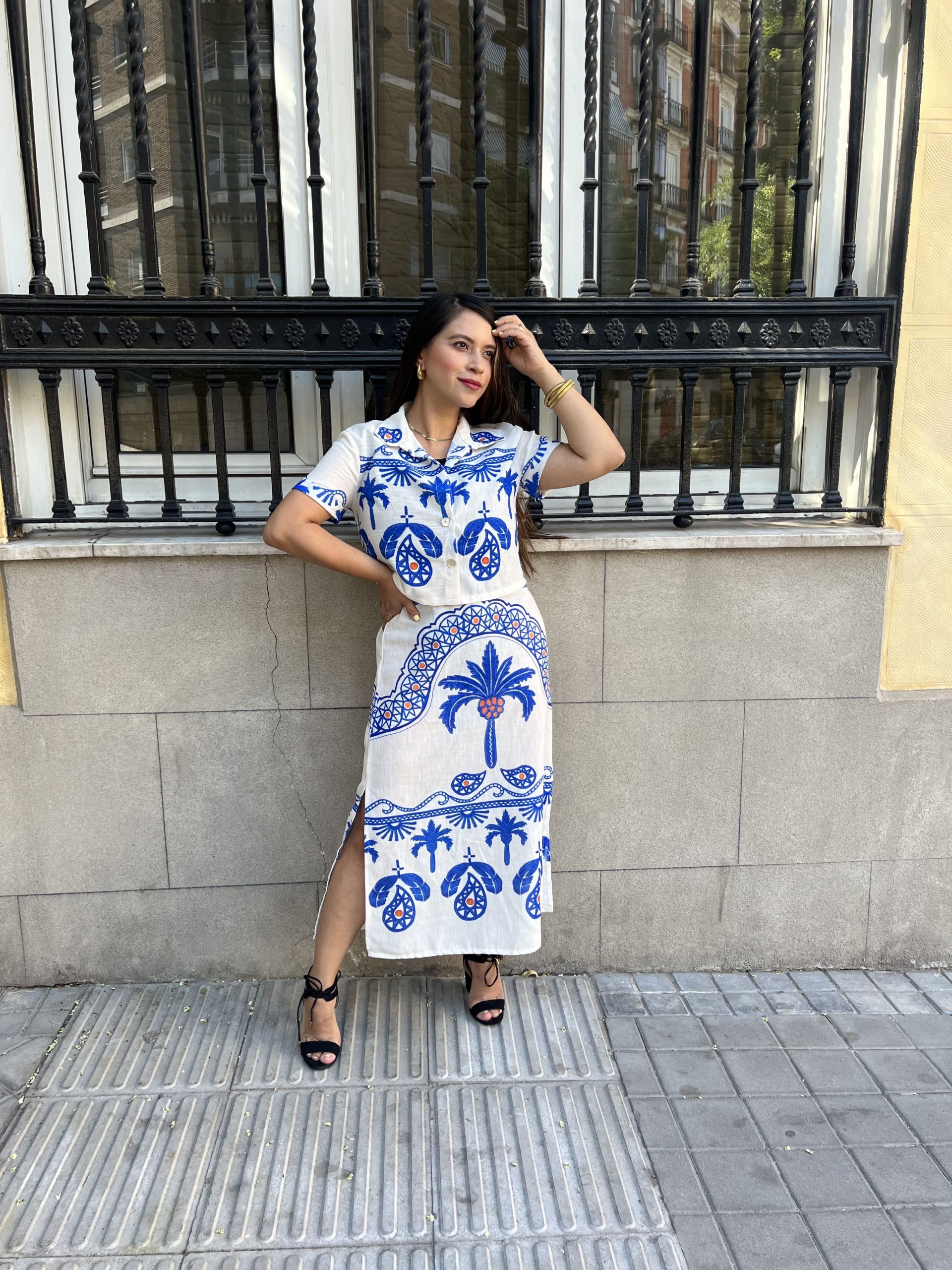 Conjunto Palmera Azul