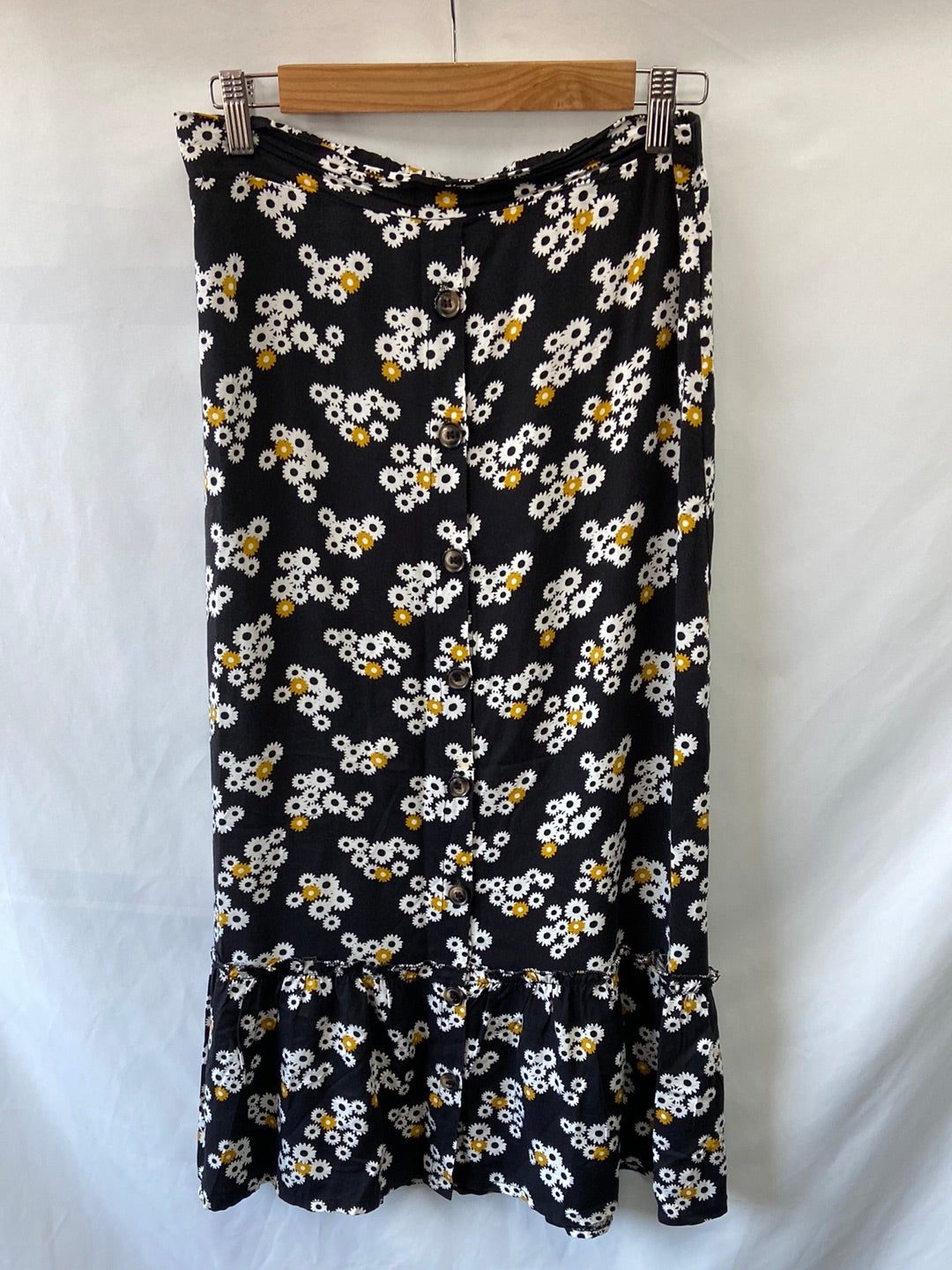 VALENTINA.Falda midi flores T.L