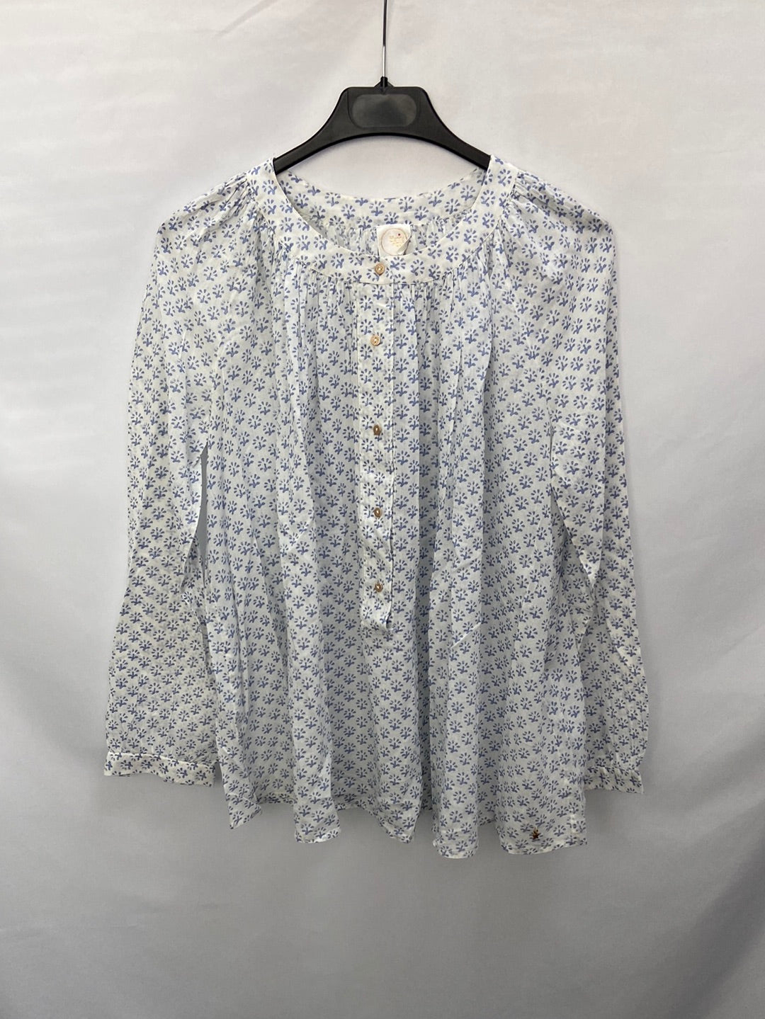 DES PETITES HAUTS.Blusa fluida plisada T.XS