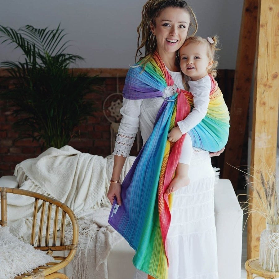 Bandolera de Sarga Cruzada Little Frog Daisy Agat