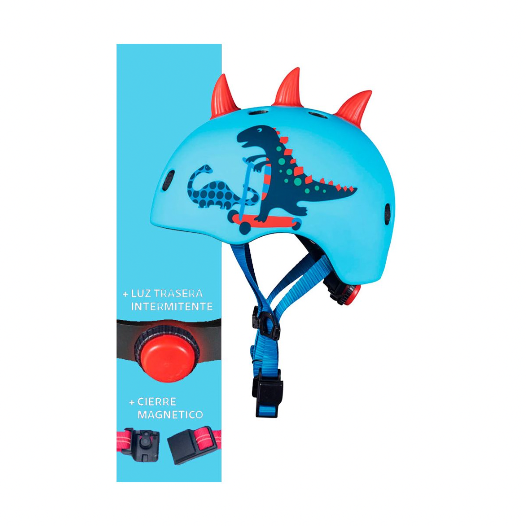 Casco Micro Dinosaurios 3D