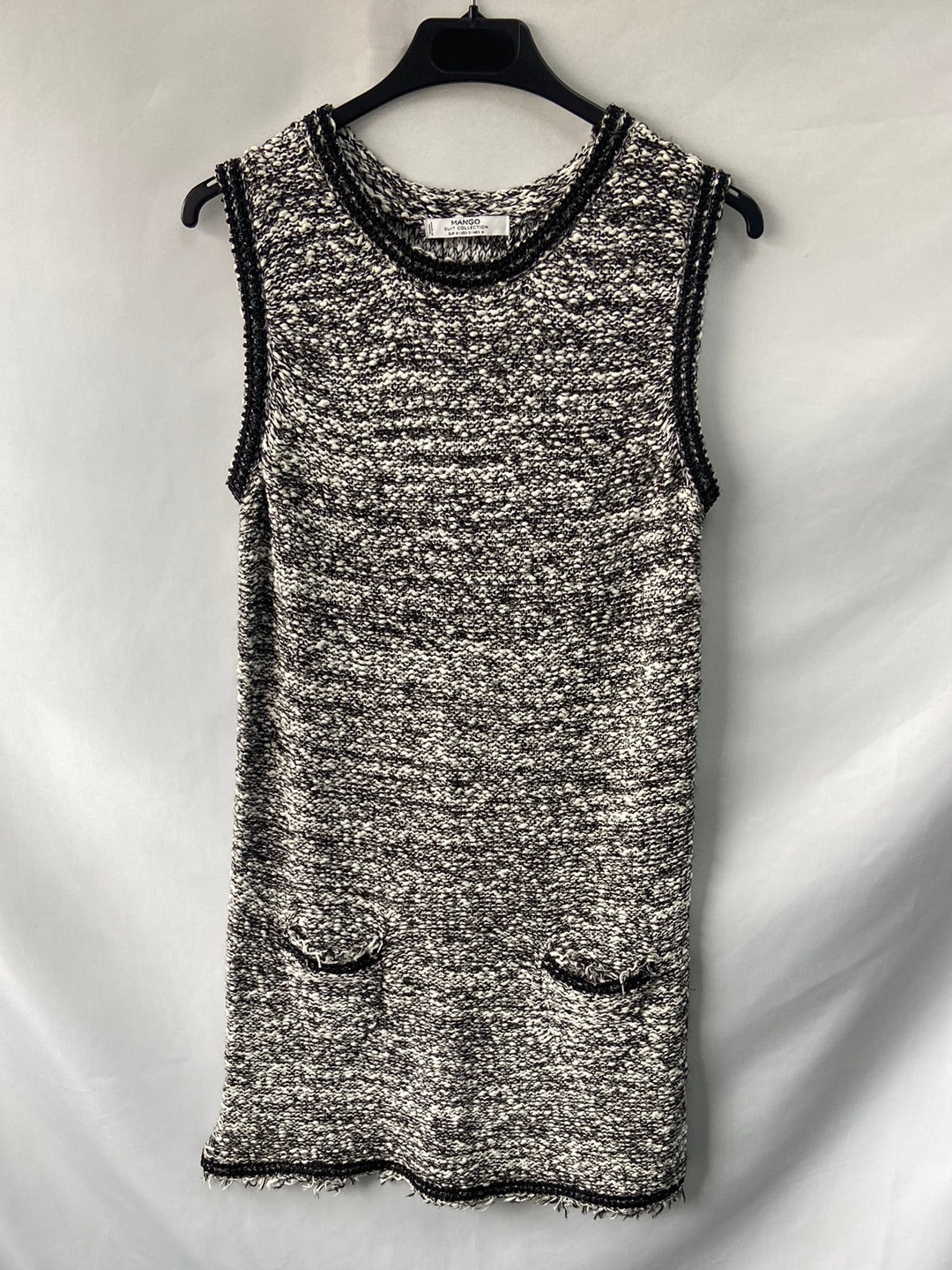 MANGO.Vestido tweed T.M