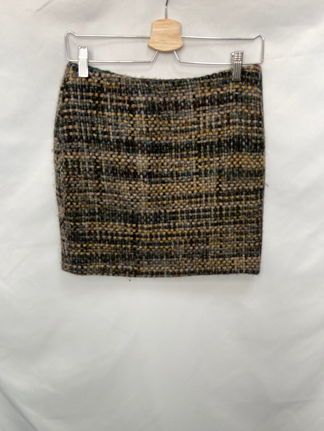 TOMMY HILFIGER.Falda tweed corta T.36