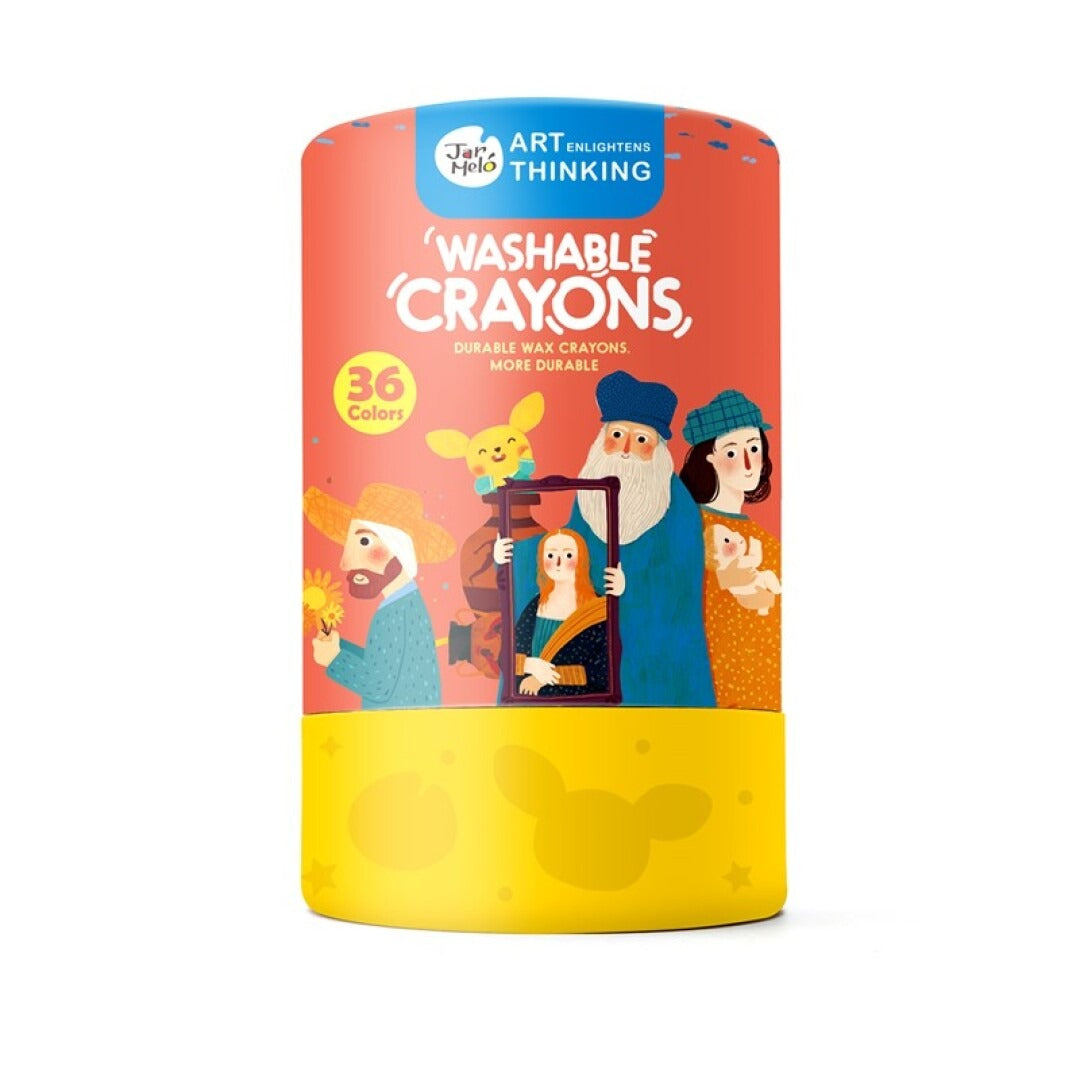 Creyones lavables - 36 unidades Jar Meló