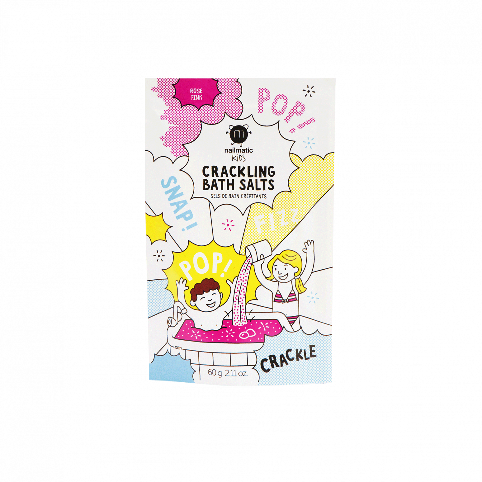 Sales de Baño peta-zeta Crackling Nailmatic Pink